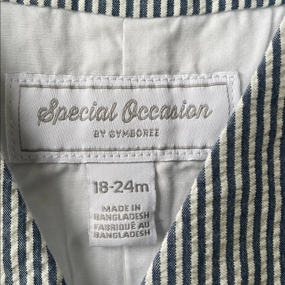 Gymboree Special Occasion Pinstripe Vest